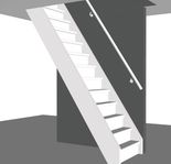 Loft trappa, vindstrappa