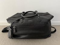 Ralph Lauren Pebbled Black Leather - Weekendbag