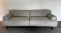 Beige 3-sits soffa