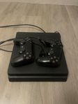 playstation 4 med 2 kontroller