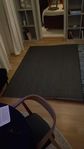 Svart matta 160x230