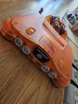 N64 Funtastic orange i utmärkt skick med originalkontroll!