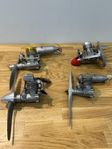 RC motorer metanol - OS, GMS, Enya