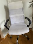 Beliani Kontorsstol Vridbar DESIGN Vit