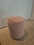 Puff / Fotpall rosa