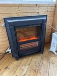 Värmefläkt med dekorationsbrasa