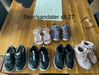 Barnskor och tofflor stl 26 - 28/29