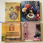 Coffee table books om inredning och mat
