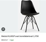 6 helt nya Klarup Matstolar