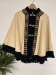 Fjord Fashion A.S Evebofoss Norway ULL Poncho Vintage Retro