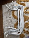 5 styck justerbar kläddstång/clothes rack