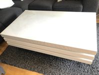Vit soffbord vardagsrum stor med våningar mio möbler bord