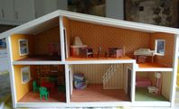 Retro Lundby dockskåp/dockhus
