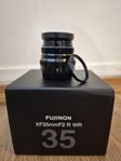 Fujinon XF 35 mm F2 R WR + UV filter