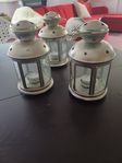 3 ljuslyktor från Ikea