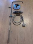 Tak dush set Gustavsberg med blandare (160cm)