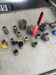 Div. ventiler, nipplar, muffar, kopplingar mm