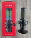 En Hyperx Quadcasts michrophone i absolut nyskick.