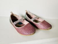 Rosa, glittriga ballerina regnbåge i storlek 25 