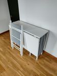 Ikea Kallhäll med två klappstolar terje
