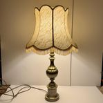 Antik Bordslampa Mässing
