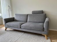 Soffa Line 3-sits Mio med ryggstöd. Bra skick.