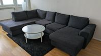 Soffa med soffbord