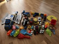 Hela paketet leksaker – 100 kr