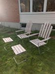 Grythyttan A3 med fotpall teak 2st