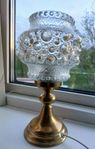 Bordslampa mässing/ glas
