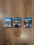 Resident Evil 2, 3 och 7 Biohazard PS4