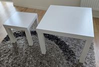 LACK IKEA sidobord 2 st, 55x55 cm & 35x35 cm