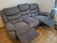 Elektrisk 3 sits soffa