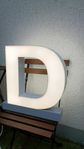 Ljusskylt "D"