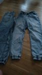 2 st jogger Jeans byxor stl 158 