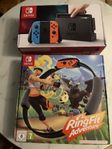Nintendo Switch komplett med Ring Fit Adventure