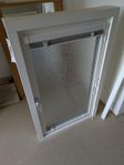 3-glas fönster, frostat glas 