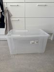 SAMLA IKEA förvaringslåda med lock 56x39x28 cm