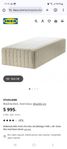 IKEA Stuvland resårbotten 80×200 cm