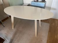oval matsalsbord 