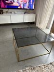 soffbord rökfärgat glas 