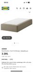 Skårer Ikea säng 120x200