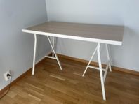 Skrivbordsskiva + benbockar IKEA 
