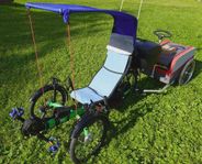 Liggcykel Trike med eldrift