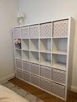 Kallax hylla med 15 lådor 