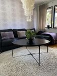 Soffbord 48 x 110 svart plåt smide