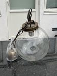 Lampa mässing och glas