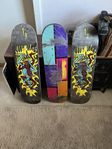 3 stycken skateboard skivor 
