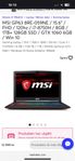 MSI GP63 Gamingdator