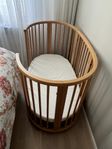 Stokke sleepi spjälsäng 